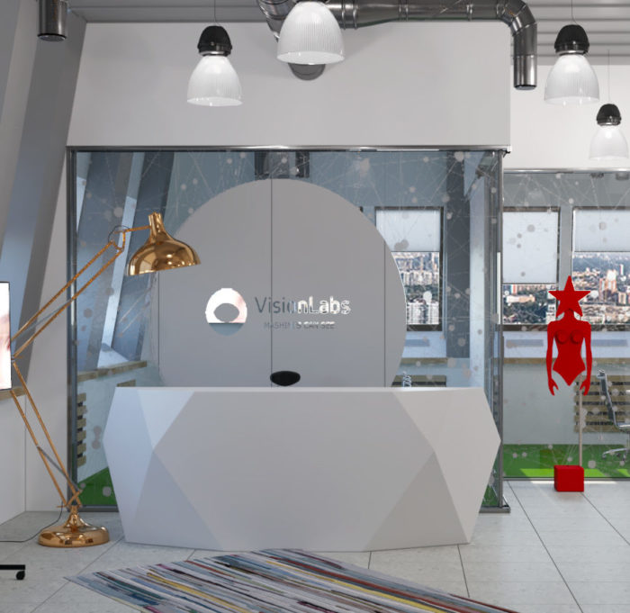 зона ресепшен, reception, офис IT-компании